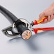 KNIPEX 电缆剪，320 毫米，有棘轮功能，3 速，带双组份手柄 - 棘轮电缆剪 - 2