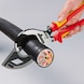 Pince coupe-câble KNIPEX 320 mm, fonction cliquet, 3 vitesses, poignée bimatière - Pince coupe-câble à cliquet - 3