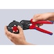 KNIPEX crimping tool MultiCrimp with 3x spare magazine length 250&nbsp;mm - Crimping pliers with exchange profile magazine 'MultiCrimp' - 3