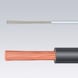 KNIPEX csupaszítófogó, 180 mm, önbeálló - Automatikus kábelcsupaszító fogó, 0,2–6 mm² - 4