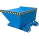 Automatik-Kippbehälter 1490 x 1570 x 865 mm RAL 5012 Lichtblau - "Automatischer" Kippbehälter mit 3 Entriegelungspunkten - 1