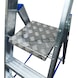 Escalera tijera con peldaños aluminio ATORN con plataforma y 4 peldaños, 1 cara - Escalera de tijera de aluminio - 2
