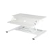 Plateau de bureau réglable en hauteur, 810 x 595 x 130 - 390 mm, blanc - Plateau de bureau réglable en hauteur, pneumatiquement - 1