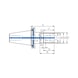 ATORN hidraulikus szerszámbefogó radiális állítással, SK50 D25 - ATORN hidraulikus szerszámbefogó radiális állítással - 2