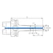 ATORN Schrumpffutter 3Grad HSK63 (ISO 12164) Durchmesser 16 mm A=160 mm - Schrumpffutter 3° - 2