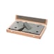 Supports de serrage universels AMF, 20&nbsp;pièces en coffret en bois - Jeu de cales de serrage - 3