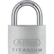 ABUS 挂锁，TITALIUM 系列 54TI/40，不通开钥匙