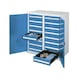 Heavy-duty cabinet with central partition - 1
