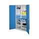 Heavy-duty cabinet with central partition - 1