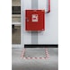 DURALINE Strong floor marking tape 30&nbsp;m x 50&nbsp;mm x 0.7&nbsp;mm, colour: red/white - Duraline Strong floor marking tape - 3