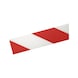 DURALINE Strong floor marking tape 30&nbsp;m x 50&nbsp;mm x 0.7&nbsp;mm, colour: red/white - Duraline Strong floor marking tape - 2