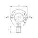 CARTEC Ringschraube M12x18 0,75 t Schlüssel 360 Graddrehbar DGUV-zertifiziert - Ringschraube inkl. Schlüssel - 3