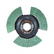 RHODIUS 打磨轮，粒度 60 - 125 mm，倾斜 LSZ-FS - LSZ-F VISION Cool 可视打磨片，用于钢/不锈钢 - 1