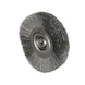 Brosse rotative ATORN, Ø 200 mm, trou 32 mm, fil acier ondulé, 0,3 mm
