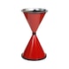 Floor-standing ashtray Diabolo for indoor and covered outdoor area, colour: red - Floor-standing ashtray DIABOLO - 1