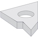 Placas base ATORN para portaherramientas de roscar, AE 16 +0,5 - Placas base para soporte para herramientas de roscado - 1
