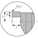 Plaquita de corte mini ATORN AFL 6,0mm B1.5 L22 HC5615 - Plaquita de corte en miniatura tipo AF HC5615 - 3