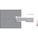ATORN Mini-Schneideinsatz AGR 5,0mm B1.0 L22 HC5640 - Miniaturschneideinsatz Typ AG HC5640 - 2