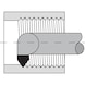 Thread lathe tool, internal, 60°, carbide tipped, square - 2