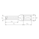 WALTER D3120 可转位刀片钻 4xD 23.0 毫米 x 173 毫米，内部 - D3120 可转位刀片钻 4xD - 3