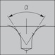 Burghiu de centrare ATORN cu rază, HSS, forma R, 1,6 mm x 4 mm x 30,3 mm - Burghiu de centrare cu rază din oțel rapid tip R - 2