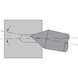 ATORN központfúró rádiusszal, HSS, R alak, 2,0 mm x 5 mm x 40 mm - Rádiuszos központfúró HSS R típus - 3