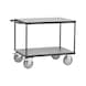 FETRA Tischwagen 2401 Ladefläche 1.000x600 mm mit 2 Böden - Tischwagen mit 2 Ladeflächen aus Holz - 1