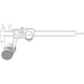 MAHR 16 EWR-NA digital vernier callipers 150&nbsp;mm, round depth gauge, data output - Electronic pocket vernier callipers - 3