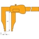 TESA dijital sürgülü kumpas, 600&nbsp;mm, 0,01 mm TWIN-CAL, IP67, bıçak ucu yok - Elektronik atölye tipi sürgülü kumpaslar - 2