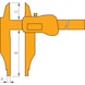 TESA dijital sürgülü kumpas, 500 mm, 0,01 mm TWIN-CAL, IP67, bıçak uçlarıyla - Elektronik atölye tipi sürgülü kumpaslar - 2