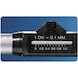 LEITECH arbour UNC 3/8-16 with vernier scale 0.1 mm - Thread plug gauge with depth measurement hi-res UNC - 3