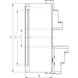 BISON Dreibacken-Drehfutter Stahl Durchmesser 125 mm DIN 6350 3504-125 - Dreibacken-Drehfutter, Planspiralfutter - 2