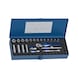 ATORN socket wrench set 1/4 inch 42 pieces, hexagon