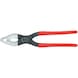 KNIPEX vehicle cone pliers 200&nbsp;mm angled polished head with plastic handle - Cone pliers, angled jaws - 1