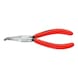 KNIPEX adjustable pliers 135&nbsp;mm 40-degree angled jaws with plastic handle - Adjustable pliers, angled, flat, wide jaws - 1