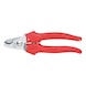 KNIPEX cable cutters 165&nbsp;mm polished head with plastic handle - Cable cutters, stainless - 1