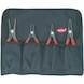 KNIPEX 精密卡簧钳 4 件套，工具卷包装，J1/J2/A1/A2 - 精密卡簧钳套件，4 件，袋装 - 1