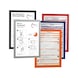 DURABLE 磁性边框，自黏式背板，A4，颜色：橙色 - 信息框，自黏式背板 - 2