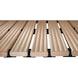 Biztonsági fa padlórostély 1500 x 1000 mm, ék, 3 oldalon - Biztonsági fa padlórostély - 3