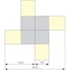 Etabli de groupe ANKE 404 VG, carré, 3 000 x 3 000 x 850 mm, RAL 7035/5010 - Etabli de groupe, série VG, rectangulaire - 2