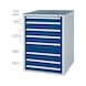 HK Werkzeugschrank System 800 S, Modell 32/7 mit SCA RAL 7035/7016 - Schubladenschrank System 800 S mit 7 SOFT-CLOSE-Schubladen - 3