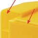 RASTERPLAN nyitott tárolódobozok, méret: 2, 500x300x200 mm, sárga - Nyitott tárolódoboz - 5