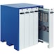 Vertical cabinets with perforated metal plate walls - 1