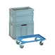 Crate roller 13590 load area 610x410mm 250kg, load area 610x410mm, open frame - Transport roller made of plastic - 2