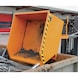 Talaş konteyneri, kapasite 0,50 m³, UxGxY 1440x780x680 mm, galvanizli - Talaş konteynerleri, forklift operatörü koltuğundan devirme - 5