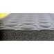 Texturált álláskönnyítő szőnyeg, 1220 mm x folyóméter, fekete/sárga színű - PVC-ből készült munkaszőnyegek, igény szerint gyártva - 2