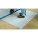 Fáradásgátló szőnyeg PVC-ből, 900 mm x folyóméter, szürke színű - PVC-ből készült munkaszőnyegek - 3