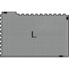 Ergolastec 工作区垫，具有气泡纹理表面，长x宽x高 1303x948x19 毫米，L 型 - 丁腈橡胶制成的工作脚垫，耐油、阻燃 - 2