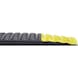 Alfombra antifatiga con RedStop 910 mm x metro lineal, color negro/amarillo - Esteras para el puesto de trabajo de PVC, fabricadas a petición - 2