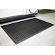 Workplace mat L x W x H 1500 x 900 x 14 mm, open design, black - Workplace mat from SBR rubber - 1